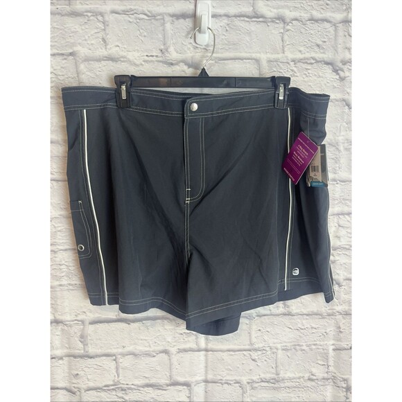 Free Country Women’s NWT Quick Dry Elastic Waist Board Shorts Size XXL - Picture 1 of 10